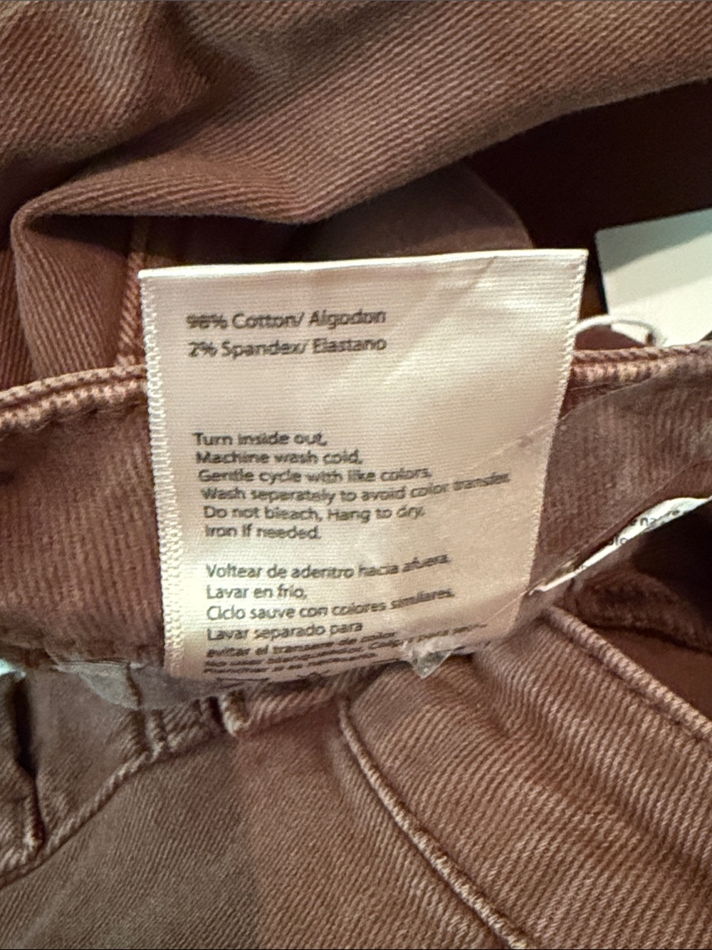Risen washed plum Wide-Leg Painter Pants with Front Seams 7/28 - Picture 6 of 14